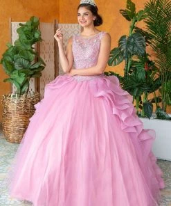 Calla Collection Layered Sleeveless Quinceanera Dress By Calla KY79288X