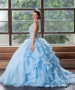Calla Collection Layered Sleeveless Quinceanera Dress By Calla KY79288X