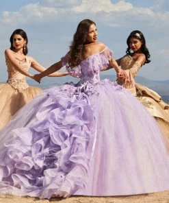 Ragazza Fashion Quinceañera Lilac Quinceanera Dress By Ragazza DV62-562