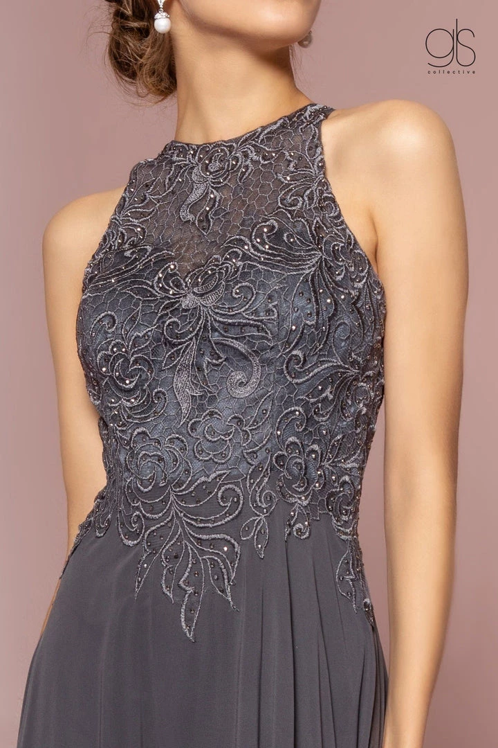 Long Embroidered A-line Dress By Elizabeth K GL2680 Prom 5 Long Embroidered A-line Dress By Elizabeth K GL2680 Prom