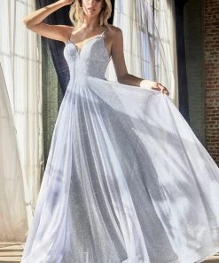 Long Sleeveless Glitter Dress By Cinderella Divine CD205 Prom 11 Long Sleeveless Glitter Dress By Cinderella Divine CD205 Prom