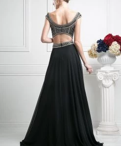 Prom Long A-line Two Piece Dress By Cinderella Divine CK27