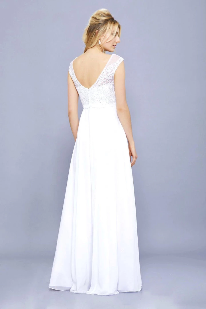 Prom Long Lace Bodice Cap Sleeve Dress By Nox Anabel 8314 9 Prom Long Lace Bodice Cap Sleeve Dress By Nox Anabel 8314