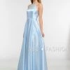 Prom Long Charmeuse Dress With Strappy Open Back By Poly USA 8250 2 Prom Long Charmeuse Dress With Strappy Open Back By Poly USA 8250