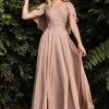 New Long Chiffon Capelet Dress By Cinderella Divine HT101
