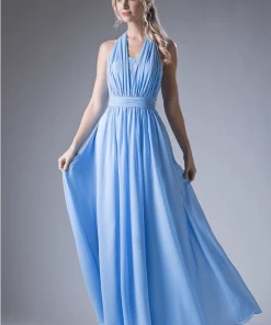 Prom Long Convertible Chiffon Dress By Cinderella Divine CF055 23 Prom Long Convertible Chiffon Dress By Cinderella Divine CF055