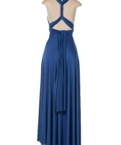 Prom Long Convertible Jersey Dress By Poly USA