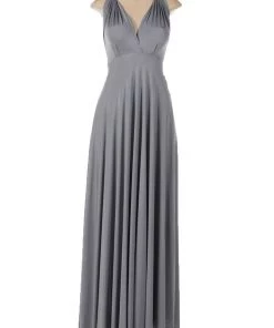 Prom Long Convertible Jersey Dress By Poly USA
