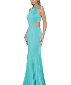 Long Fitted Cutout Dress By Juliet 679 10 Long Fitted Cutout Dress By Juliet 679