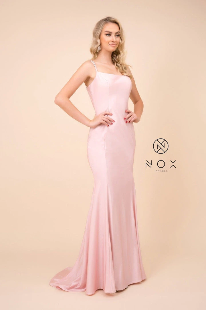 Prom Long Fitted Dress With Corset Open Back By Nox Anabel C301 14 Prom Long Fitted Dress With Corset Open Back By Nox Anabel C301