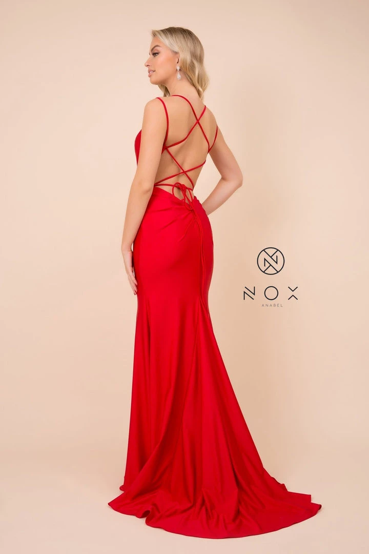 Prom Long Fitted Dress With Corset Open Back By Nox Anabel C301 20 Prom Long Fitted Dress With Corset Open Back By Nox Anabel C301
