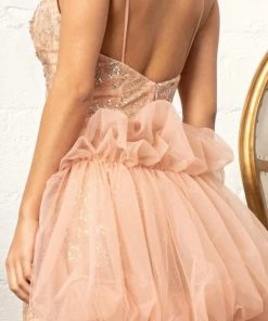 Long Fitted Glitter Print Dress By Elizabeth K GL3004 Prom 19 Long Fitted Glitter Print Dress By Elizabeth K GL3004 Prom