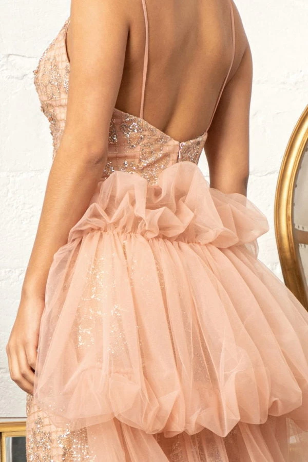 Long Fitted Glitter Print Dress By Elizabeth K GL3004 Prom 8 Long Fitted Glitter Print Dress By Elizabeth K GL3004 Prom