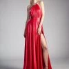 Prom Long A-line Halter Dress By Cinderella Divine CE0008