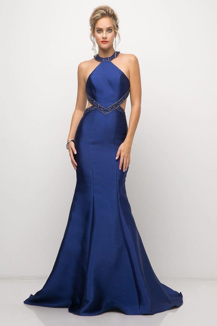 Prom Long Halter Mermaid Dress By Cinderella Divine J767 3 Prom Long Halter Mermaid Dress By Cinderella Divine J767