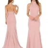 Prom Long High-Neck Mermaid Dress With Train By Poly USA 8252
