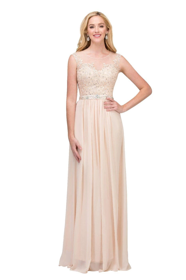 Starbox Long Illusion Dress With Floral Appliques By Star Box 6169 Prom 9 Starbox Long Illusion Dress With Floral Appliques By Star Box 6169 Prom