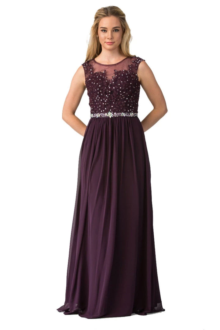 Starbox Long Illusion Dress With Floral Appliques By Star Box 6169 Prom 11 Starbox Long Illusion Dress With Floral Appliques By Star Box 6169 Prom