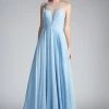 Long Sweetheart Chiffon Dress By Cinderella Divine CJ251 Prom