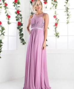 Long Illusion Sweetheart Dress By Cinderella Divine 7458 Prom