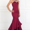 Long Jeweled Dress With Two Tiered Skirt By Elizabeth K GL2290 Prom