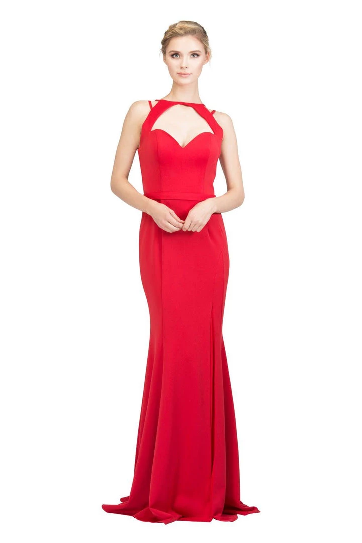 Starbox Long Keyhole Bodice Sweetheart Dress With Slit By Star Box 17278 6 Starbox Long Keyhole Bodice Sweetheart Dress With Slit By Star Box 17278