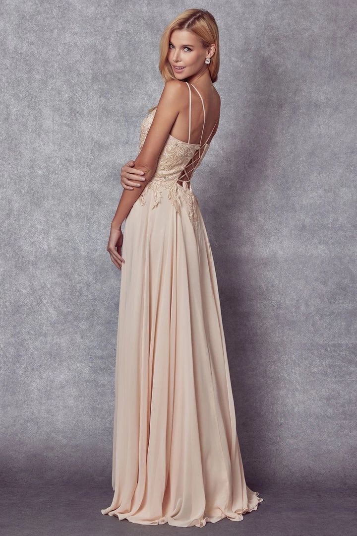 Prom Long Lace Applique Chiffon Dress By Juliet 240 4 Prom Long Lace Applique Chiffon Dress By Juliet 240