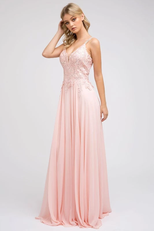 Prom Long Lace Applique Chiffon Dress By Juliet 240 9 Prom Long Lace Applique Chiffon Dress By Juliet 240