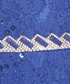 Long Lace Mermaid Dress With Cap Sleeves By Celavie 6372 22 Long Lace Mermaid Dress With Cap Sleeves By Celavie 6372