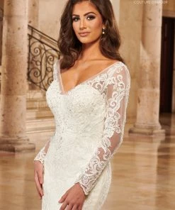 Mary's Bridal Couture Damour Collection Wedding Dresses Long Mermaid Mermaid Wedding Dress By Mary's Bridal MB4121