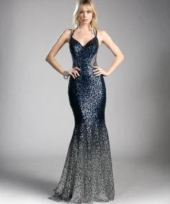 Sequin Mermaid Dress By Cinderella Divine CC8393 Prom