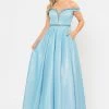 Long Metallic Glitter Off Shoulder Dress By Poly USA 8664 Prom 2 Long Metallic Glitter Off Shoulder Dress By Poly USA 8664 Prom