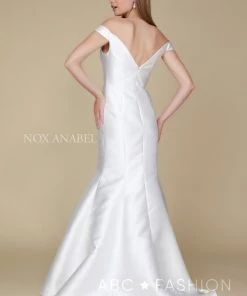 Prom Long Off Shoulder Mermaid Dress By Nox Anabel C004