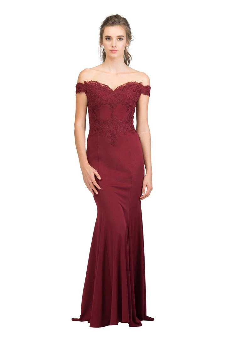 Starbox Prom Long Off The Shoulder Dress With Lace Bodice By Star Box 17421 6 Starbox Prom Long Off The Shoulder Dress With Lace Bodice By Star Box 17421