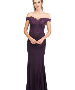Starbox Prom Long Off The Shoulder Dress With Lace Bodice By Star Box 17421 11 Starbox Prom Long Off The Shoulder Dress With Lace Bodice By Star Box 17421