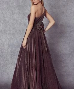 Long One Shoulder Glitter Dress By Juliet 205 19 Long One Shoulder Glitter Dress By Juliet 205