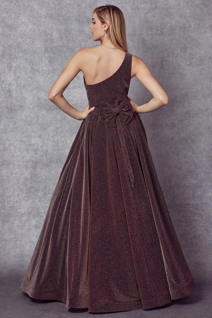 Long One Shoulder Glitter Dress By Juliet 205 9 Long One Shoulder Glitter Dress By Juliet 205