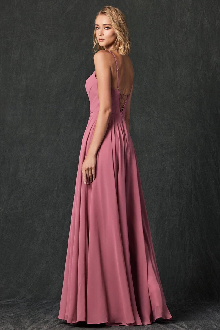 Long Pleated V-Neck Dress By Juliet 263 Prom 7 Long Pleated V-Neck Dress By Juliet 263 Prom