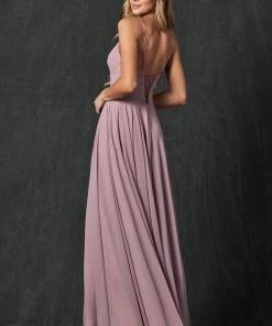 Long Pleated V-Neck Dress By Juliet 263 Prom 39 Long Pleated V-Neck Dress By Juliet 263 Prom