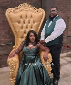 Prom Long Satin A-line Dress By Cinderella Divine BD104