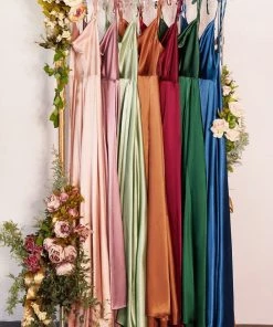 Prom Long Satin A-line Dress By Cinderella Divine BD104