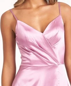 Prom Long Satin V-Neck Slit Dress By Elizabeth K GL1993 28 Prom Long Satin V-Neck Slit Dress By Elizabeth K GL1993