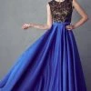 Long Sequin Bodice A-line Dress By Juliet 661 Prom