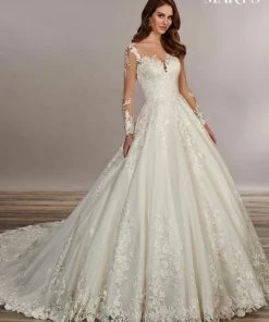 Florencia By Mary's Bridal Long Sleeve Bridal Gown By Mary's Bridal MB3079 Wedding Dresses