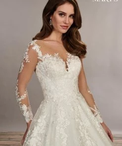 Florencia By Mary's Bridal Long Sleeve Bridal Gown By Mary's Bridal MB3079 Wedding Dresses