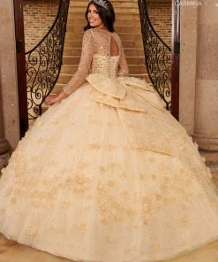 Long Sleeve Quinceanera Dress By Mary's Bridal MQ1096 17 Long Sleeve Quinceanera Dress By Mary's Bridal MQ1096