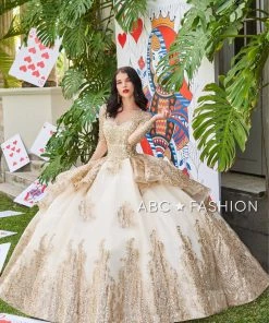 Ragazza Fashion Quinceañera Long Sleeve Quinceanera Dress By Ragazza DV56-556