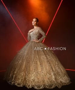 Ragazza Fashion Quinceañera Long Sleeve Quinceanera Dress By Ragazza DV75-575