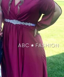 Prom Long Sleeve Satin Gown By Cinderella Divine 7475