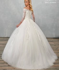 Mary's Bridal Ball Gowns Collection Wedding Dresses Long Sleeve Wedding Ball Gown By Mary's Bridal MB6072